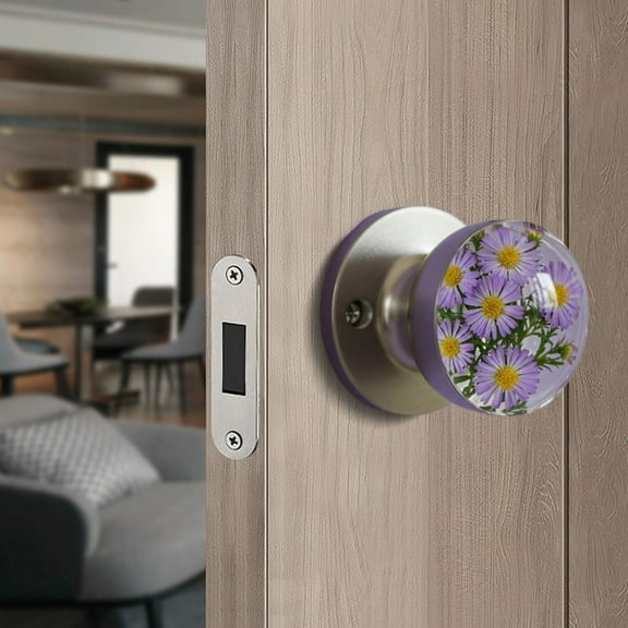 Decorative Door Handles for Home | Crystal & Geometric Knobs for Bedroom, Bathroom & Interior Doors | Easy Installation Hardware Included