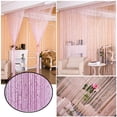 thumbnail image 1 of Decorative Door String Curtain Flat Silver Ribbon Thread Fringe Fly Screen Window Panel Room Divider for Living Room,Bedroom,Party Events, 1 of 6