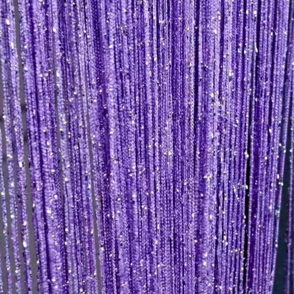 Decorative Door String Curtain Wall Panel Fringe Window Room Divider Blind Divider Tassel Screen Home 100x200centimeter (Champagne18)