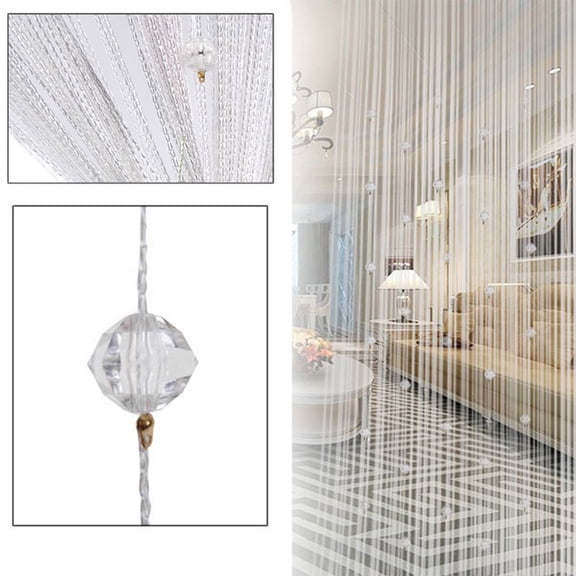 Decorative Door String Curtain Wall Panel Fringe Window Room Divider Blind Divider Tassel Screen Home