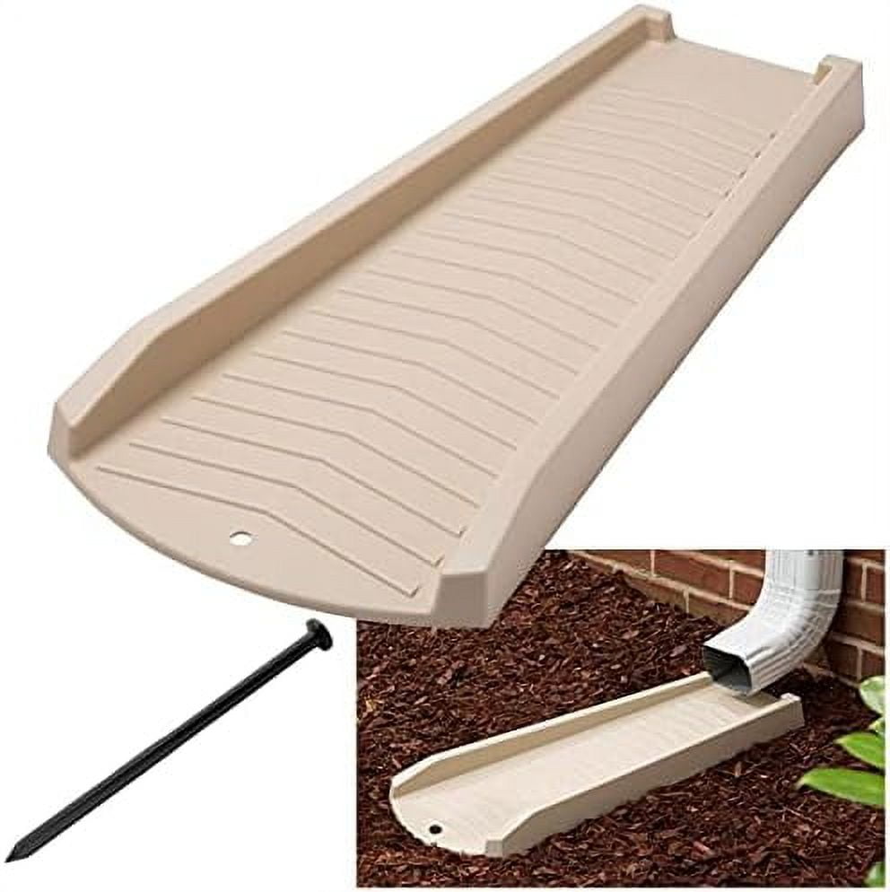 Decorative Downspout Limestone Splash Block Rain Gutter Drain Extender