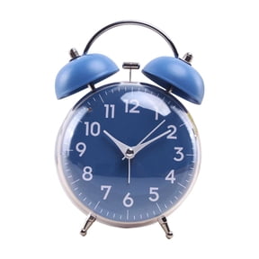 Decorative Drum Fashion Loud Toll Alarm Clock Permanent Metal Build Suitable For Bedroom And Present Offering