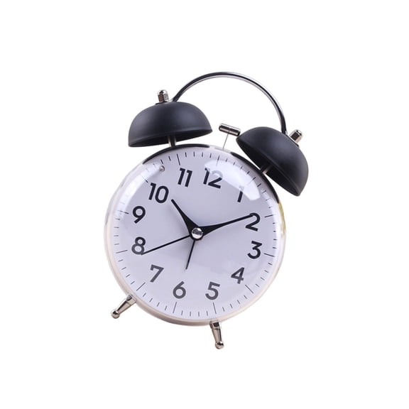 Decorative Drum Fashion Loud Toll Alarm Clock Permanent Metal Build Suitable For Bedroom And Present Offering