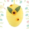 thumbnail image 1 of Decorative Easter Egg Ornaments With Sunflower Embellishments And Reflective Disco Ball In Assorted Colors, 1 of 8