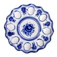 thumbnail image 1 of Decorative Egg Keeper Easter Egg Dish. Blue&White Porcelain. Gzhel Easter Decor for the Home Egg Holder, 1 of 5