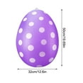 thumbnail image 1 of Decorative Eggs 1 X Easter Bunny Decoration Hanging Plastic Easter Hanging Decoration 50cm, 1 of 6