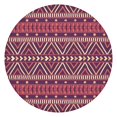 thumbnail image 1 of Decorative Elastic Round Tablecloth, Bohemian Flower Print for Formal Dining Room, Fits Circular Tables Up to 56 Inches, 1 of 7