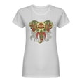thumbnail image 1 of Decorative Elephant Design Shaped Tee Women's -Image by Shutterstock, 1 of 2