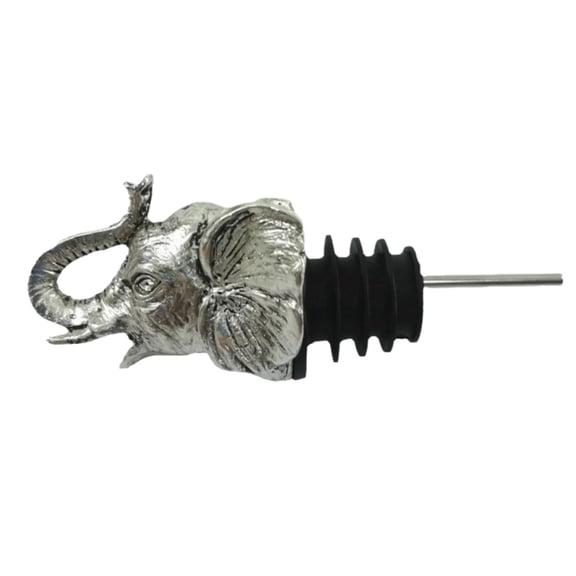 Decorative Elephant Head Wine Stopper Stable Wine Pourer Add Charm To Parties
