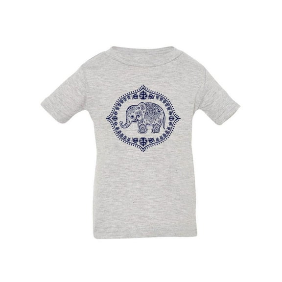 Decorative Elephant T-Shirt Infant -Image by Shutterstock,  6 Months