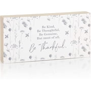 Decorative Expressions 5x10 Decorative Wooden Sign Be Thankful