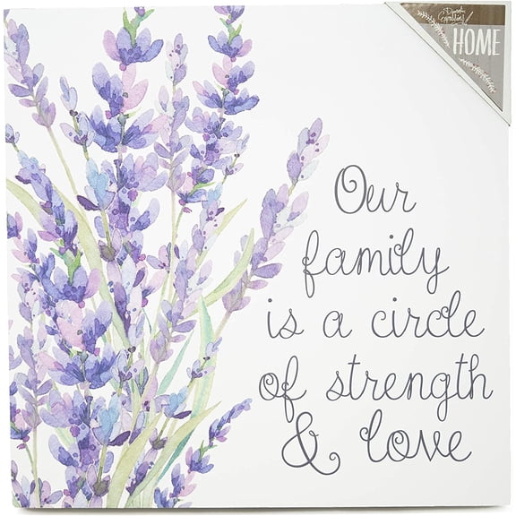 Decorative Expressions Circle of Strength and Love 14x14 Painted Wooden Sign
