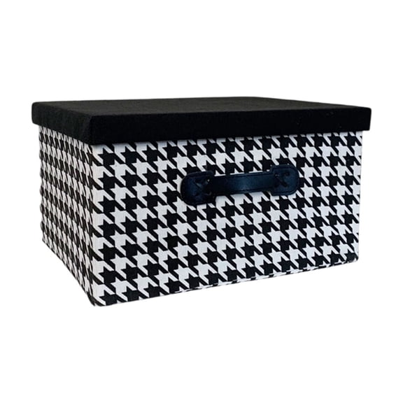 Decorative Fabric Storage Cubes With Lid Organizers Bin for Toy Towels Books Sturdy Structure
