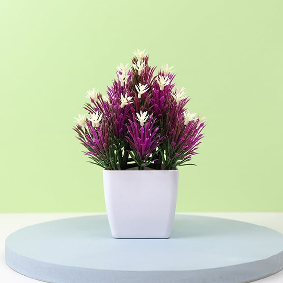 Dtchengua Decorative Fake Flowers Simulation Flowers Dried Flowers Indoor Home Furnishings Dining Table Arrangements Living Room Plastic Bouquet TV Cabinet Potted Plantschristmas halloween ornaments