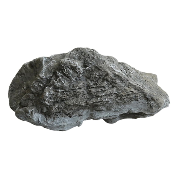 Decorative Fake Rock Irregular Stone Garden Decor 28x17x15cm Grey for Pathways Patios and Aquariums