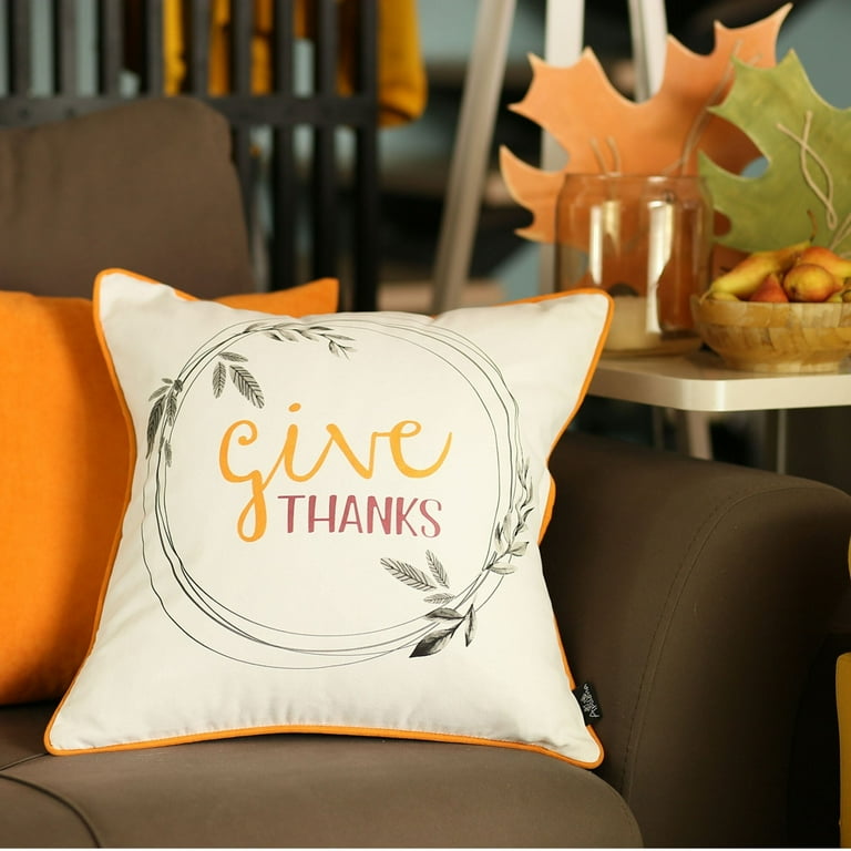 MIKE & Co. NEW YORK Decorative Fall Thanksgiving Single Throw