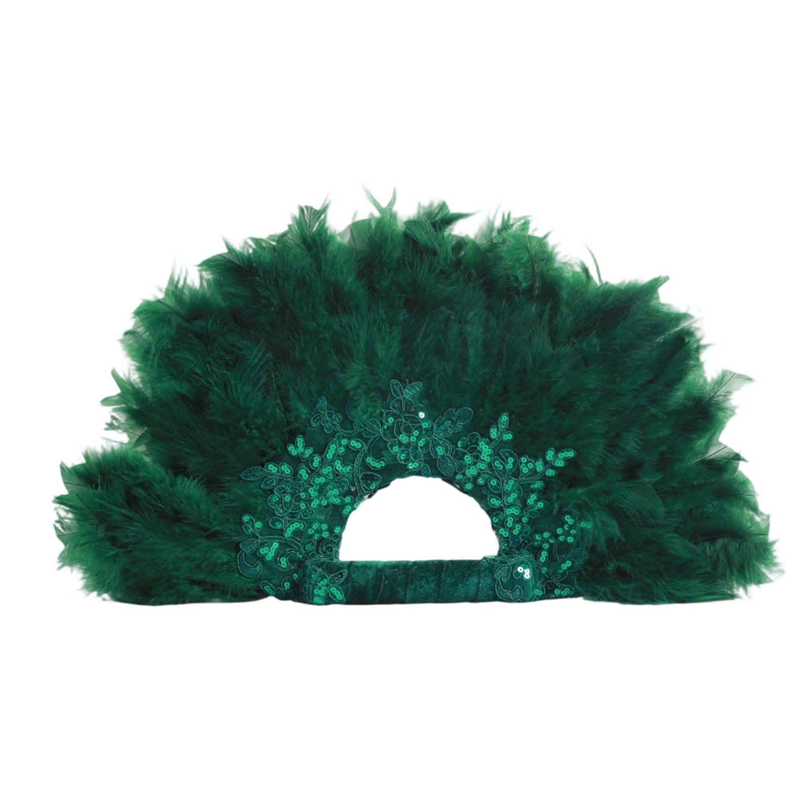 Decorative Fan Feathered Bride Fan for Theme Parties Carnivals Event ...