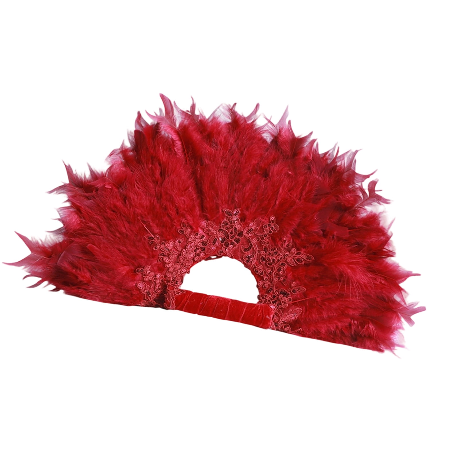 Decorative Fan Feathered Bride Fan for Theme Parties Carnivals Event ...