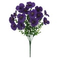 thumbnail image 1 of Decorative Faux Pansy,Table Centerpiece Pansy,Fake Flowers For Home,Pansy Floral Sprays,Office Decor Flowers,Artificial Floral Decor,Uv Protected Fake Flowers,Party Centerpiece Flowers, 1 of 6
