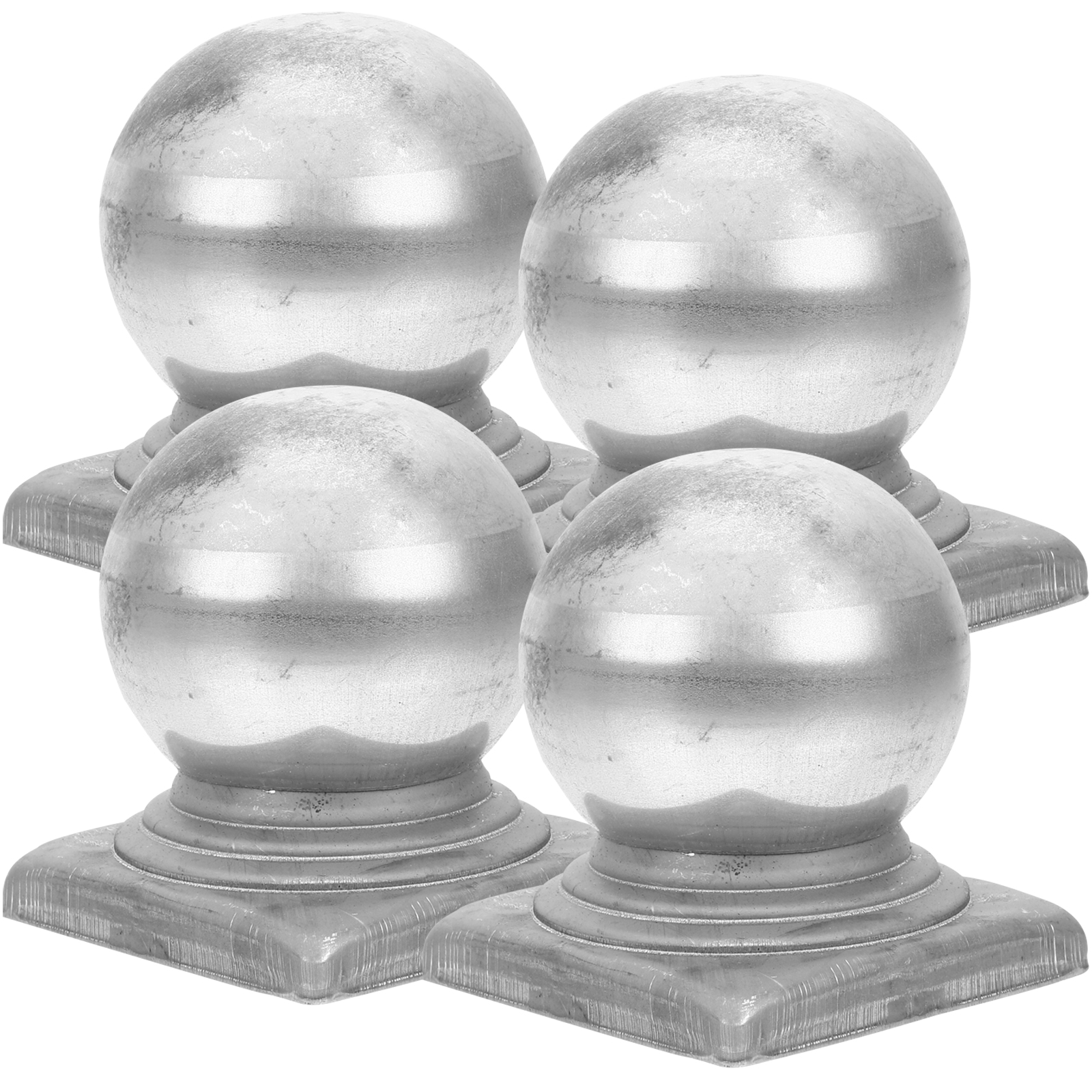 Yueyihe Decorative Fence Post Caps Column Wraps for Porch Metal Fencing