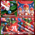 thumbnail image 1 of Decorative Festive Christmas Tree Banner Holiday Decoration Ornaments Stars for Celebration Indoor Outdoor Party, 1 of 9
