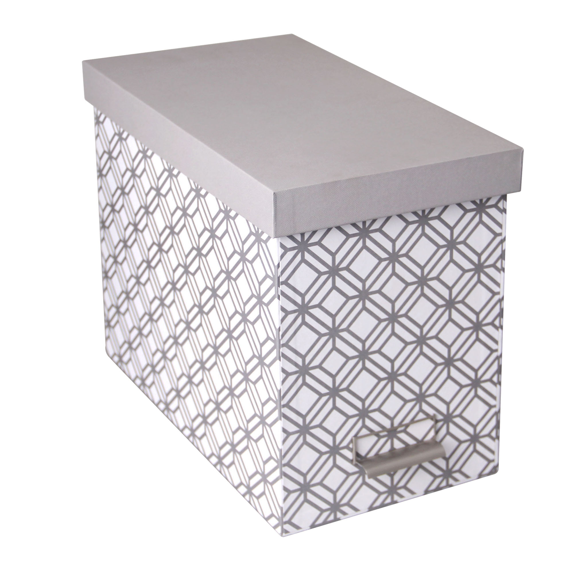 Decorative File Storage Box with Lid 