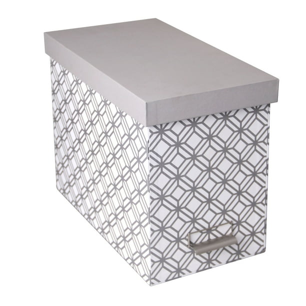Decorative File Storage Box with Lid