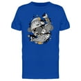 thumbnail image 1 of Decorative Fish Paint Splashes T-Shirt Men -Image by Shutterstock, Male Medium, 1 of 2