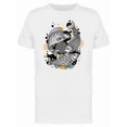 thumbnail image 1 of Decorative Fish Paint Splashes T-Shirt Men -Image by Shutterstock, Male x-Large, 1 of 2