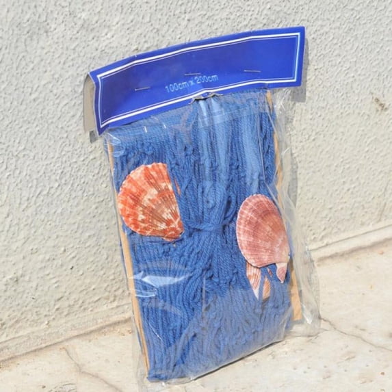 Decorative Fishing Net Seashell Fish Netting Wall Beach Party Decoration Home Garden Decor Net