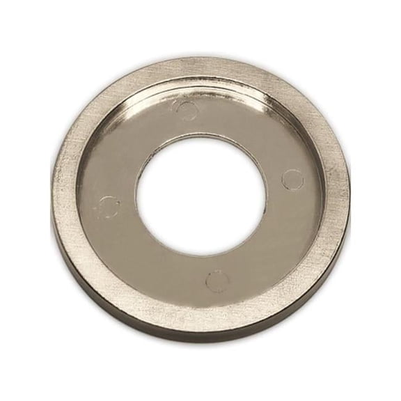 Decorative Floor Plate Ring, Satin Nickel