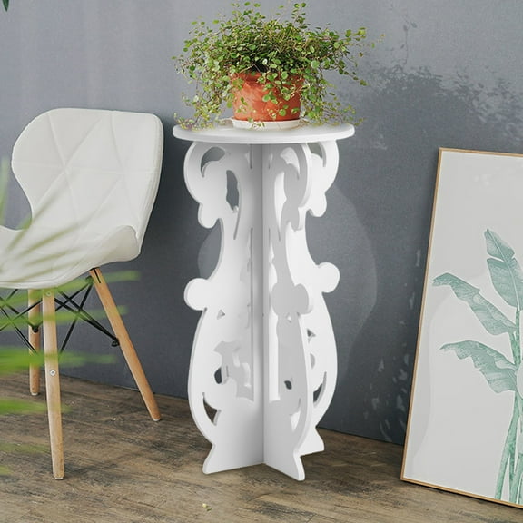 Decorative Floor Standing Plant Display Shelf - Versatile Storage Rack for Flower Pots and Home Decor, Space Saving Organizer for Living Room Balcony and Indoor Spaces