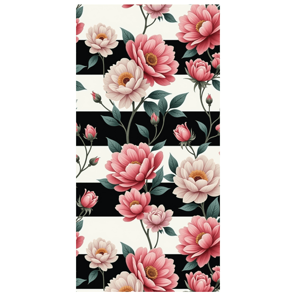 Decorative Floral Banner Rose Peony Flower Design for Wedding Decor Indoor Decoration Photo Backdrop
