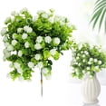 thumbnail image 1 of Decorative Flower Bundles Verdsylv Decorative Artificial Cemetery Flower Bouquet&nbsp;- Plastic Silk Bloom for Hanging Window Box - Home Table Centerpiece Decor - Outdoor Memorial Arrangement, 1 of 9