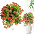 thumbnail image 1 of Decorative Flower Bundles Verdsylv Decorative Artificial Cemetery Flower Bouquet&nbsp;- Plastic Silk Bloom for Hanging Window Box - Home Table Centerpiece Decor - Outdoor Memorial Arrangement, 1 of 9