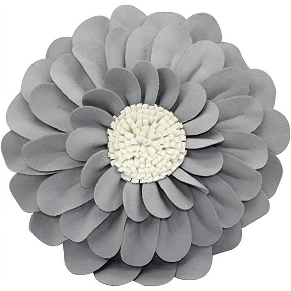 Decorative Flower Pillows – 3D Happy Daisy Flower Throw Pillow - Design Patented – Couch & Bed Flower-Shaped Pillow – Soft & Cozy