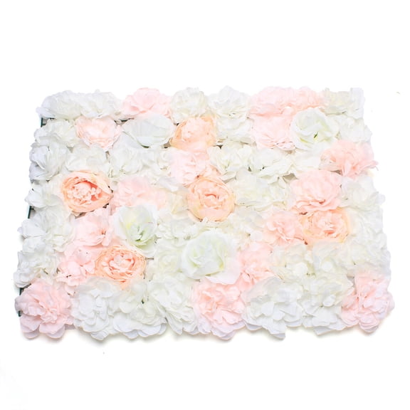 Decorative Flower Wall, 60x40cm Each Panel with 3D Blooms, DIY Grid Design for Easy Installation, Perfect for Various Party Themes
