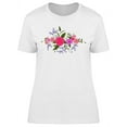 thumbnail image 1 of Decorative Flowers T-Shirt Women -Image by Shutterstock, Female 3X-Large, 1 of 2