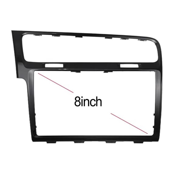 Decorative Frame For Radio Display Screen 8 Inch 9.2 Inch For Golf 7 MK7 For Golf 7.5 MK7.5. LHD MIB Radio Display Panel