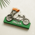 thumbnail image 1 of ArtKosh Cycle Rickshaw Ceramic Refrigerator Magnets, 1 of 4