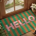 thumbnail image 1 of Decorative Front Door Mat with Water Resistant Polyester Material, Easy Clean Floor Rug for High Traffic Areas, Multi-Purpose Absorbent Foot Mat for Entryway Bathroom Kitchen and Laundry Room, 1 of 6