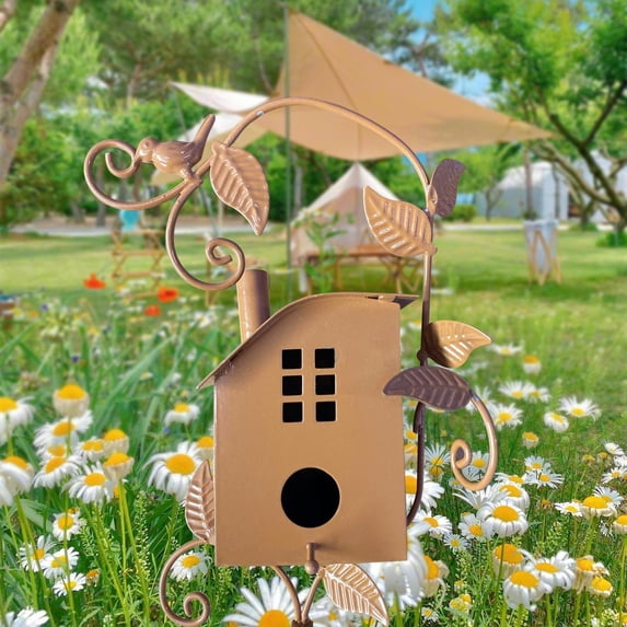 Decorative Garden Bird for Courtyard and Outdoor Patio Habitat Shelter