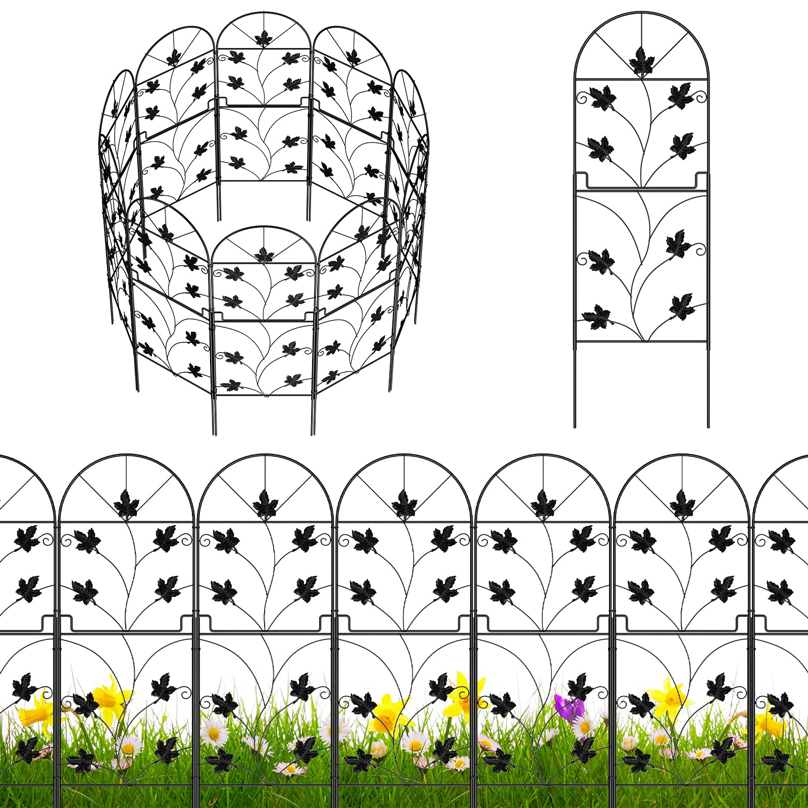 Dig Defence 4 Pack NoDig Large Animal Barrier Fence 10" L x 32" W