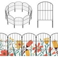 thumbnail image 1 of Oumilen Decorative Garden Fence 10 Panels, 10ft (L) x 22in (H) Rustproof Metal Wire, Arched, 1 of 7