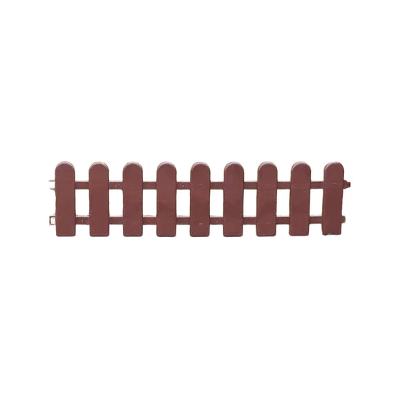 Decorative Garden Fence (19.7"x11.8") Small Wood Fence Panel, Flower Bed Landscape Fence for Lawn Yard Patio Pathway Outdoor Garden Decorative Tree Ring Barrier