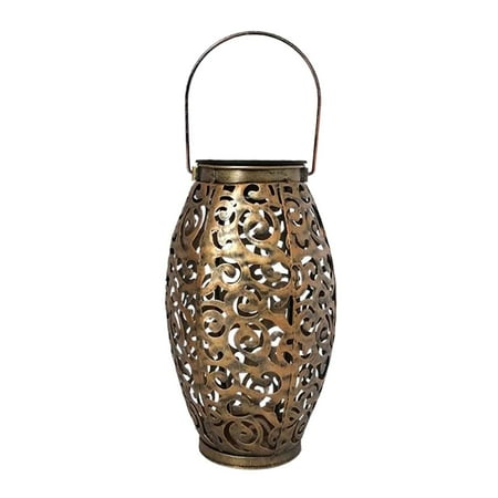 Decorative Garden Hanging Solar Lantern Propitious Hollow Light for Driveway Christmas
