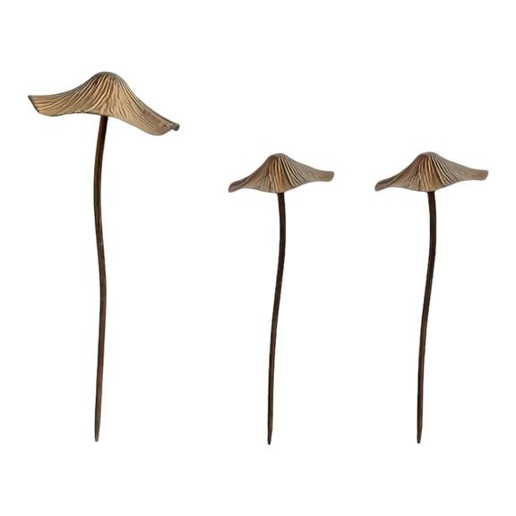 Decorative Garden Mushroom Metal Garden Ornaments Waterproof Decorations for Indoor Outdoor Yard Plant Backyard