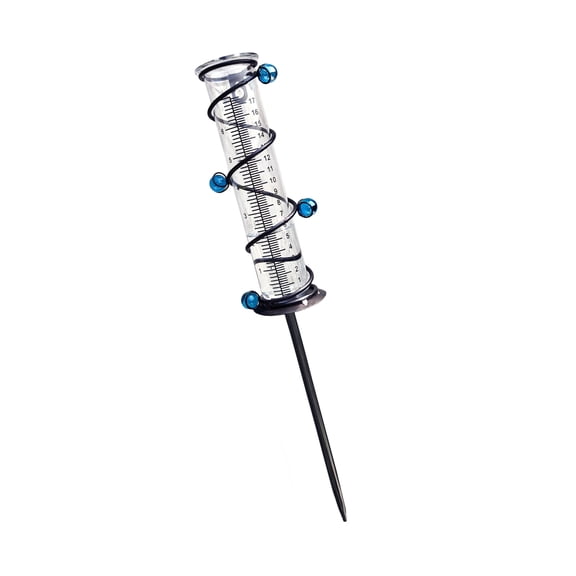 Decorative Garden Rain Meter With Oversized Number Wall Mounting Rainfall Measurement Tool Easy Installation For Yard