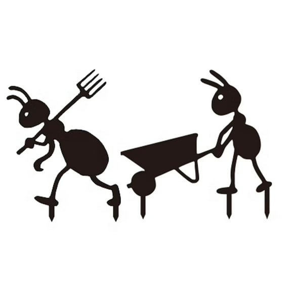 Decorative Garden Stakes Home Courtyard Garden Ant Decoration