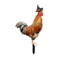 thumbnail image 1 of Decorative Garden Stakes with Roosters Design, Ideal for Chicken Lovers for Yard Art, Outside, Patio, Outdoor Decor, Garden Decorations, Lawn Ornaments, 1 of 5